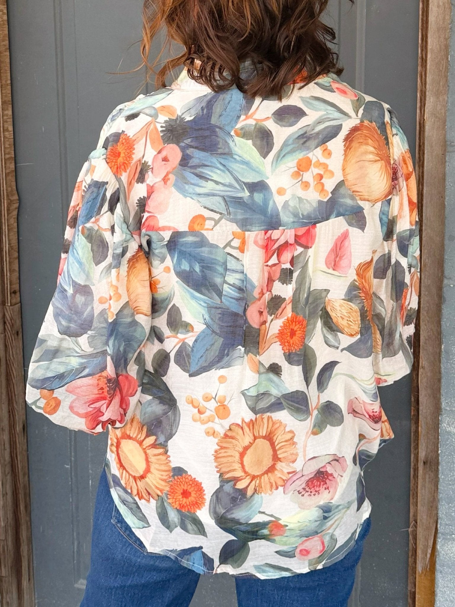 Harvest Garden Floral Top - Jessi Jayne Boutique