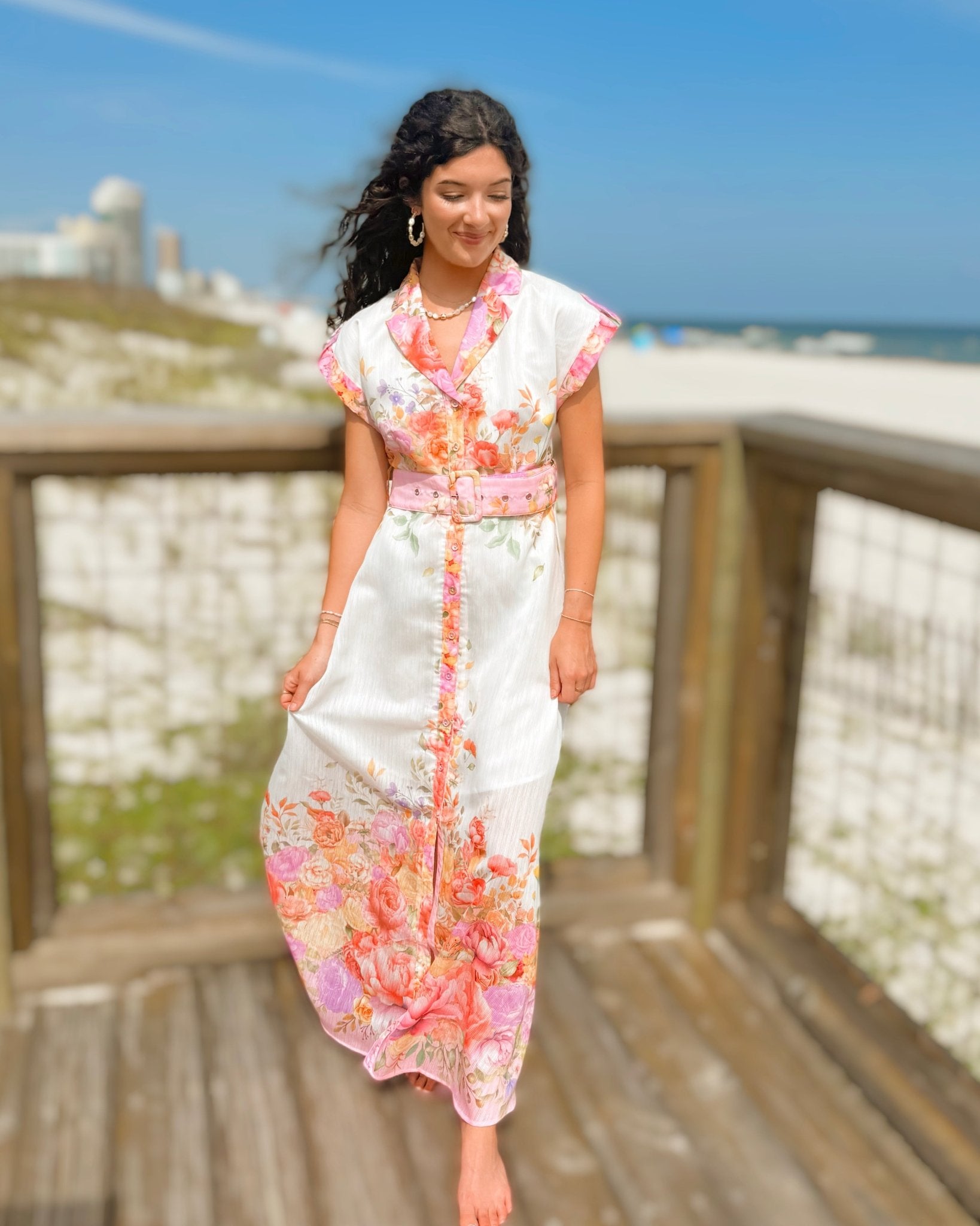Petal Pressure Maxi Dress - Jessi Jayne Boutique