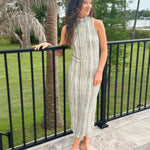Serene Waves Knit Maxi Dress - Jessi Jayne Boutique