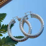 Silver Starlight Hoop Earrings - Jessi Jayne Boutique