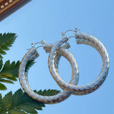 Silver Starlight Hoop Earrings - Jessi Jayne Boutique