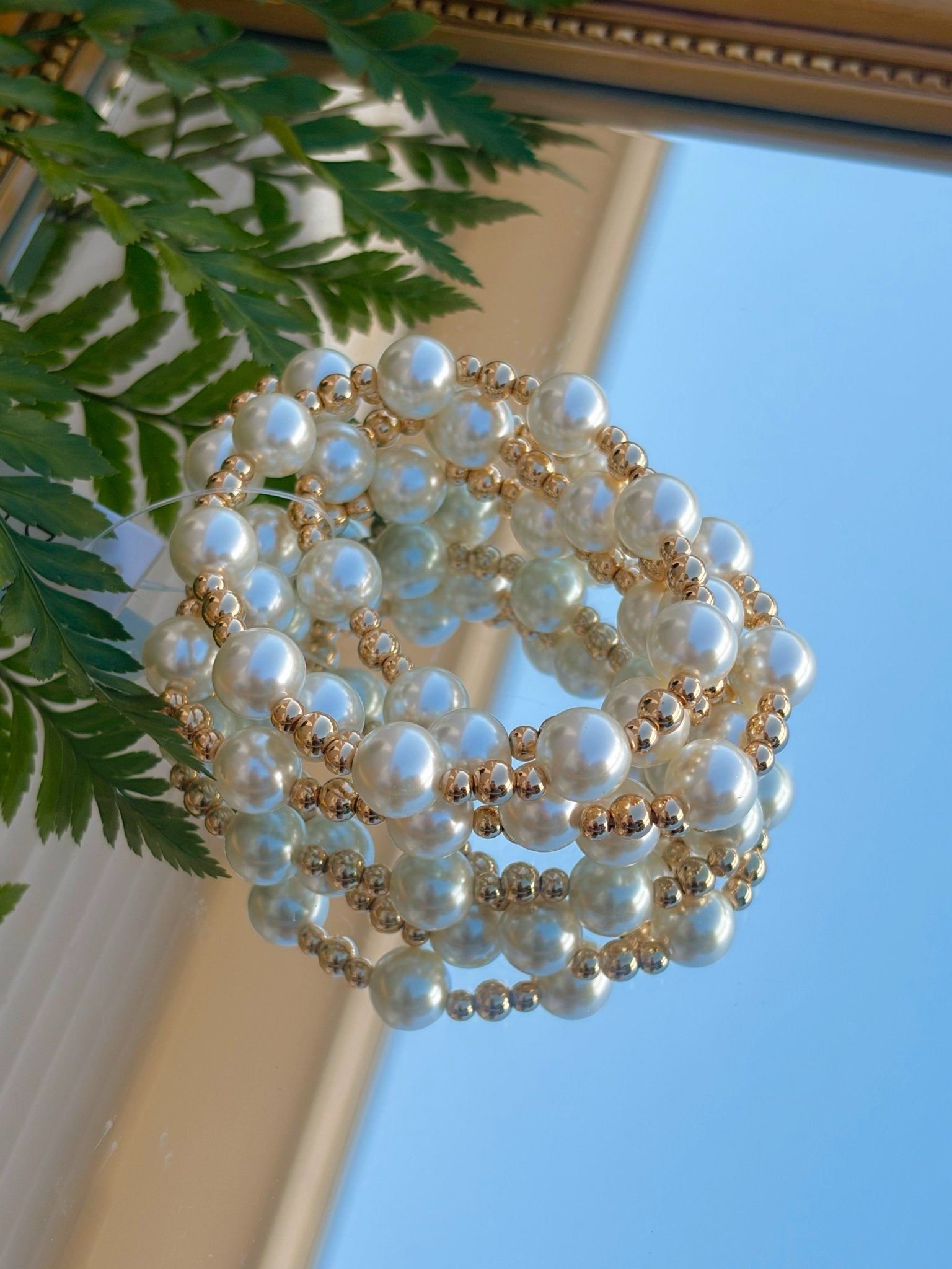 The Champagne Pearl Stack - Jessi Jayne Boutique