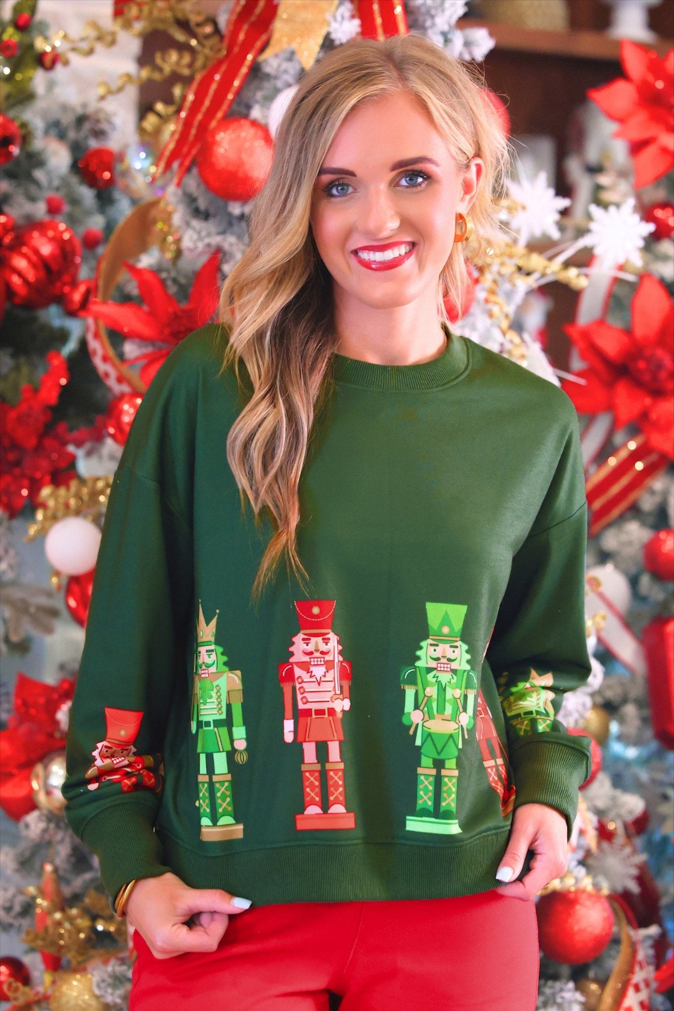 PREORDER- Nutcracker French Terry Pullover - Jessi Jayne Boutique