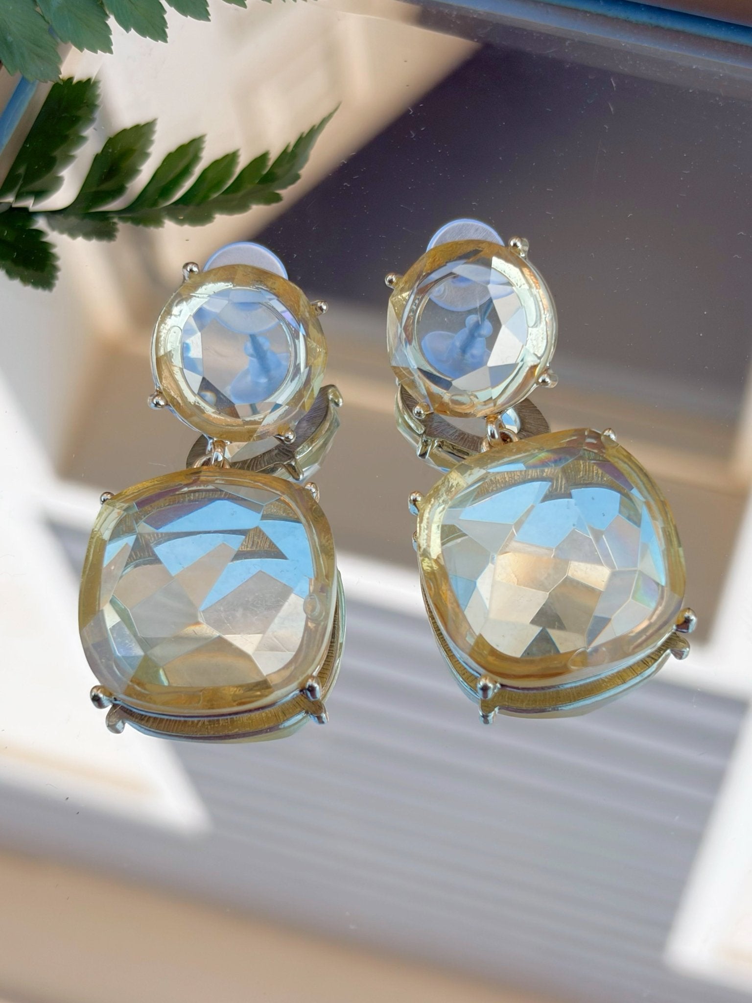 Crystal Radiance Statement Earrings - Jessi Jayne Boutique