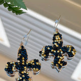 Midnight Fleur Statement Earrings - Jessi Jayne Boutique