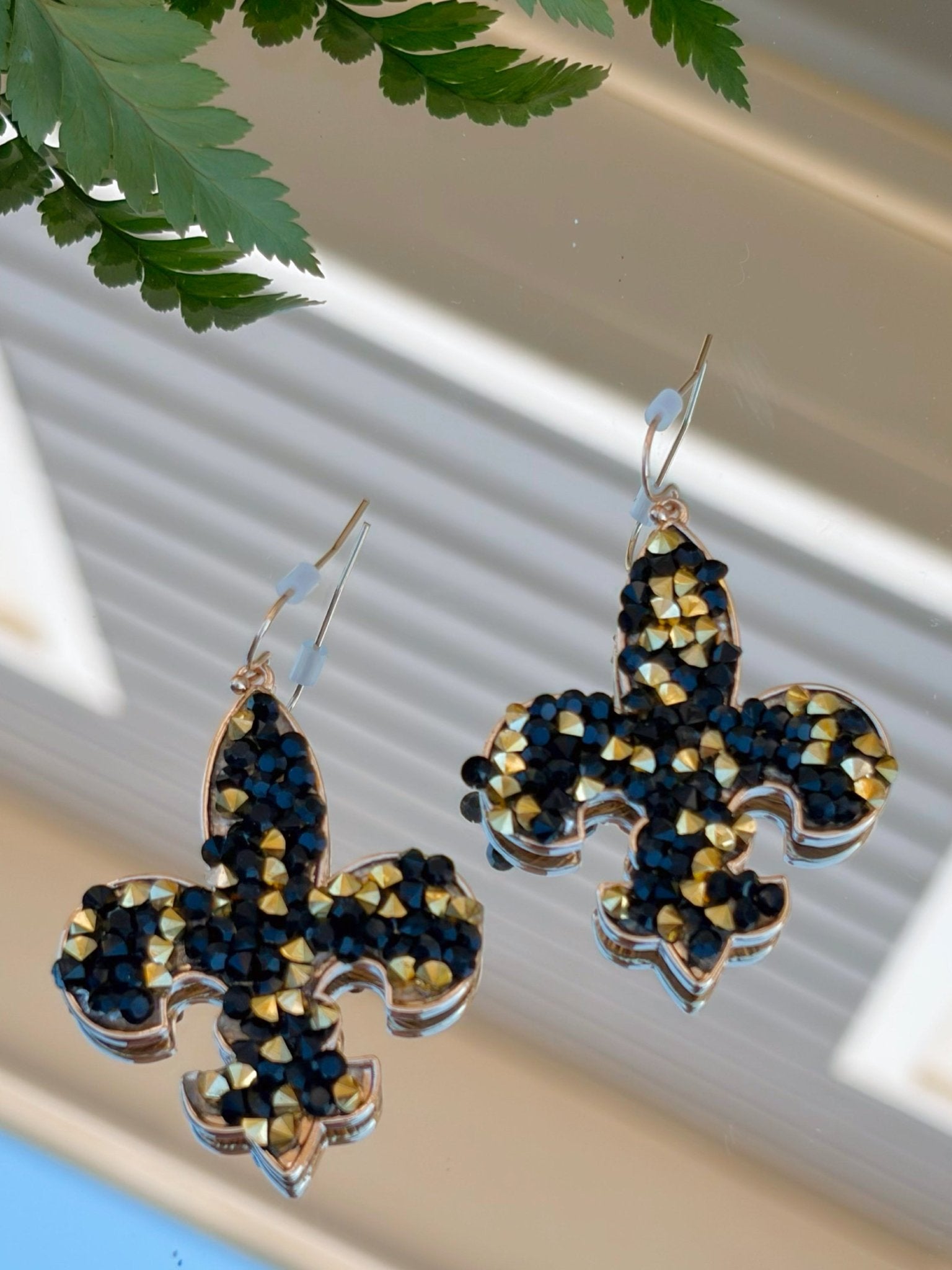 Midnight Fleur Statement Earrings - Jessi Jayne Boutique