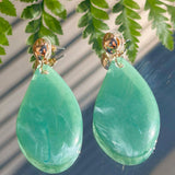 Jade Breeze Teardrop Earrings - Jessi Jayne Boutique