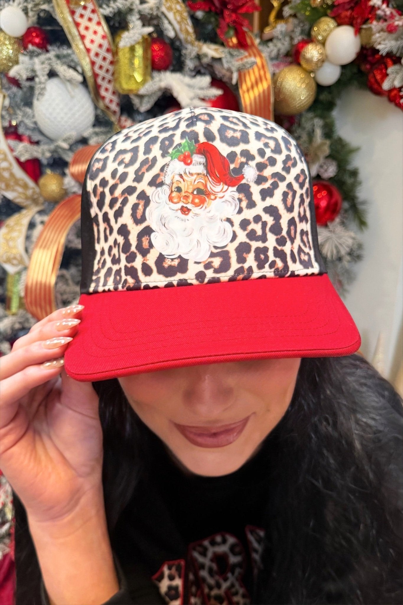 PREORDER- Santa Safari Chic Hat - Jessi Jayne Boutique