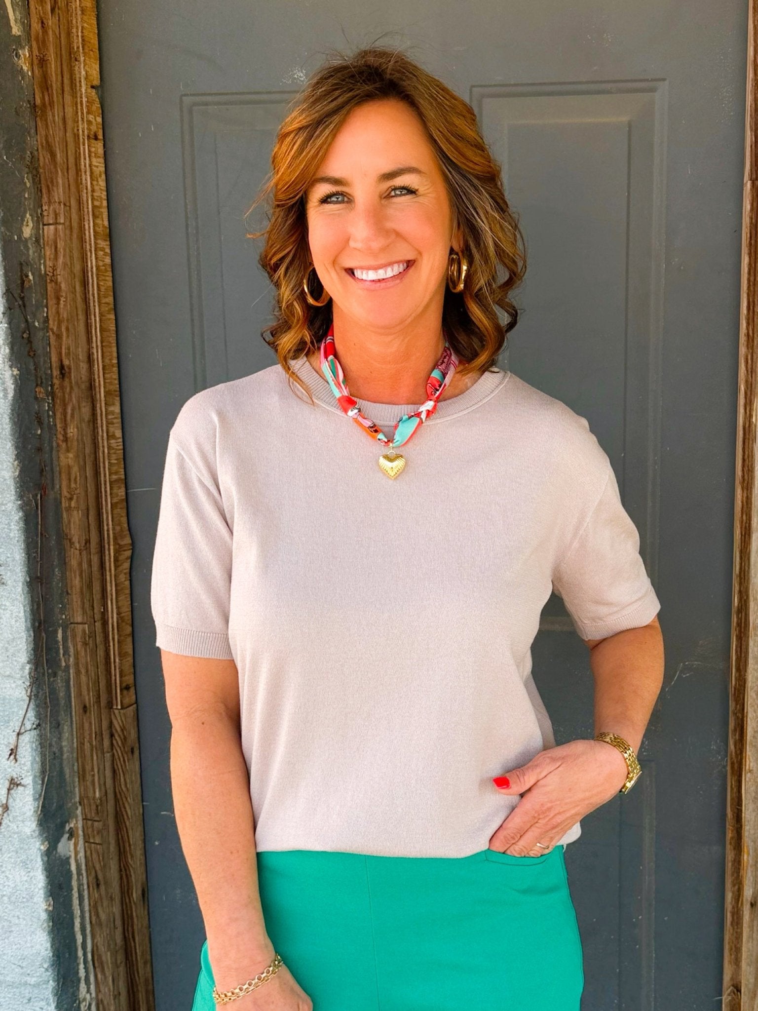 Timeless Crewneck Knit Top - Jessi Jayne Boutique