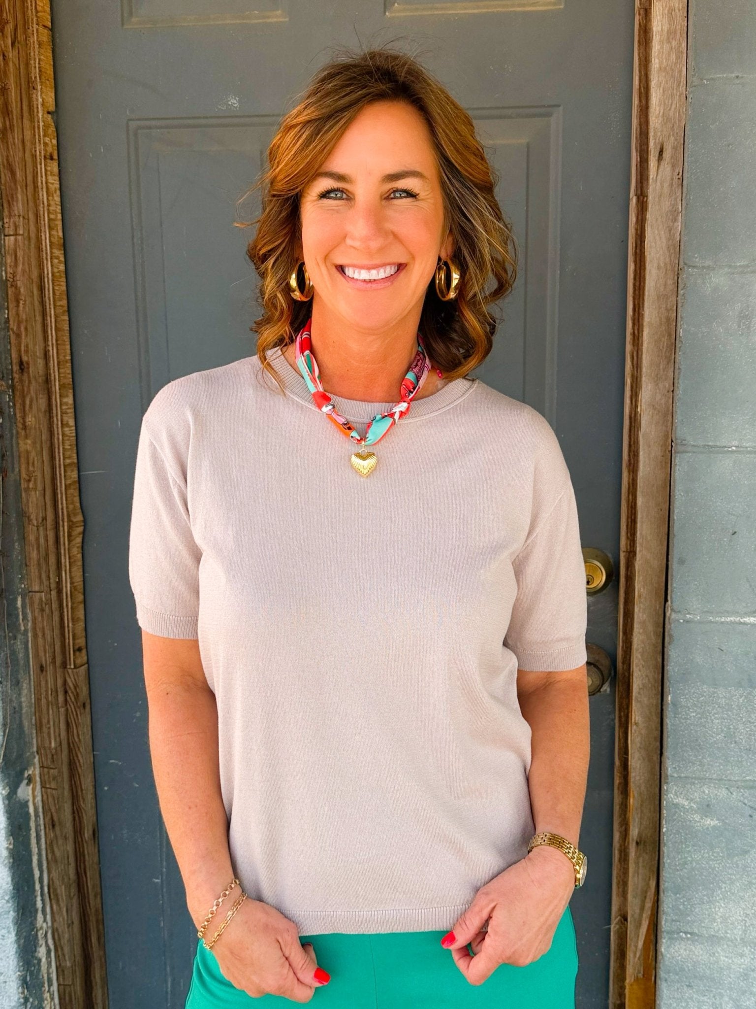 Timeless Crewneck Knit Top - Jessi Jayne Boutique