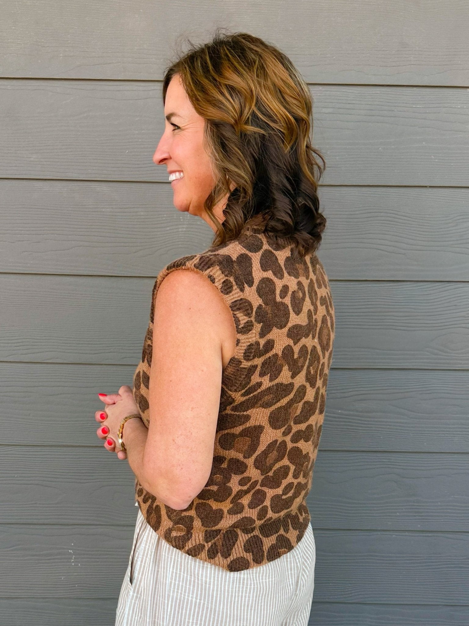 Wild Intentions Sweater Vest Top - Jessi Jayne Boutique