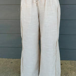 Sandbar Stripe Linen Pants - Jessi Jayne Boutique