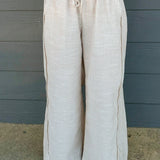 Sandbar Stripe Linen Pants - Jessi Jayne Boutique