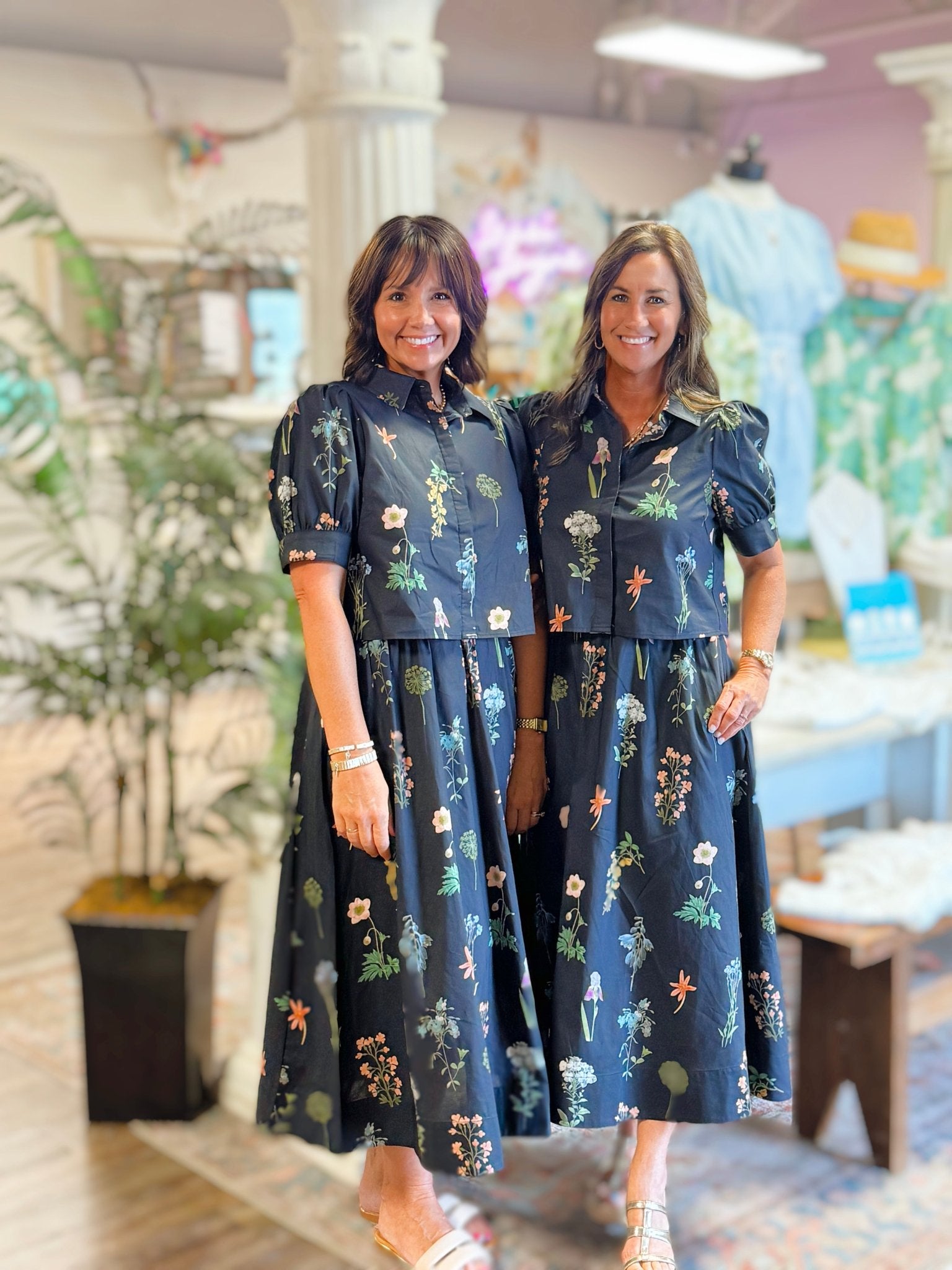 Midnight Meadow Two - Piece Set - Jessi Jayne Boutique