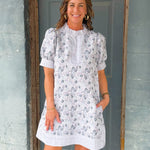 Bluebell Grace Floral Dress - Jessi Jayne Boutique