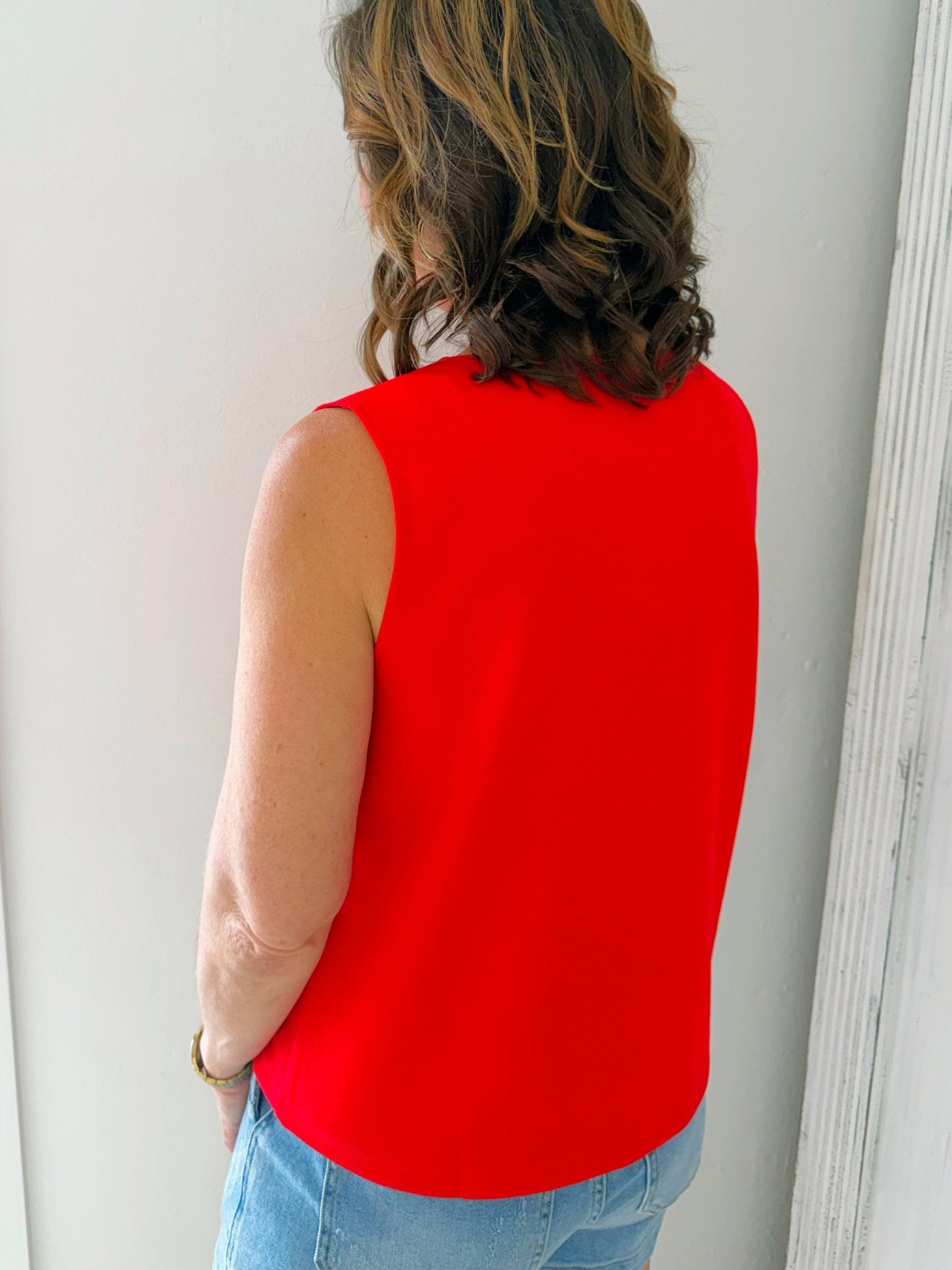 Seaside Statement Sleeveless Top - Jessi Jayne Boutique