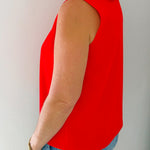 Seaside Statement Sleeveless Top - Jessi Jayne Boutique