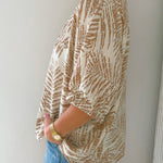 Palm Retreat Dolman Top - Jessi Jayne Boutique
