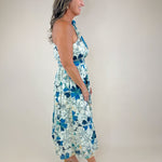 Island Muse One - Shoulder Midi Dress - Jessi Jayne Boutique