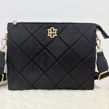 Ariana Black Nylon Crossbody Purse - Jessi Jayne Boutique