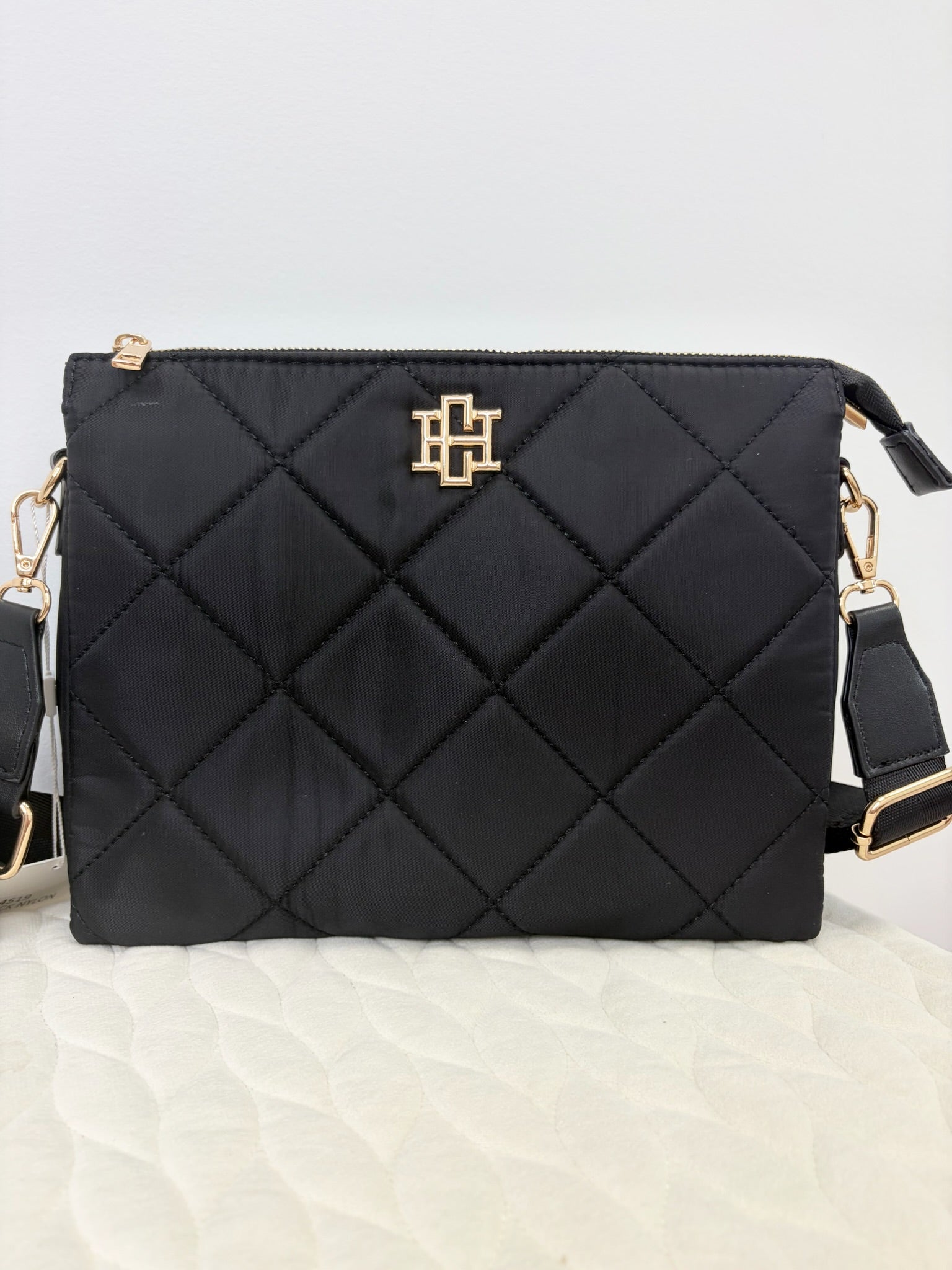 Ariana Black Nylon Crossbody Purse - Jessi Jayne Boutique