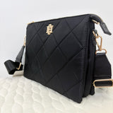 Ariana Black Nylon Crossbody Purse - Jessi Jayne Boutique