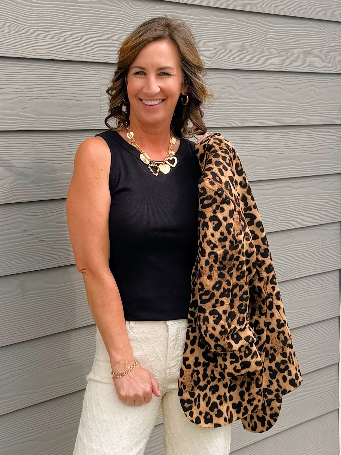 Wild Instinct Leopard Blazer - Jessi Jayne Boutique