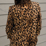 Wild Instinct Leopard Blazer - Jessi Jayne Boutique