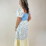 Meadow Song Smocked Midi Dress - Jessi Jayne Boutique