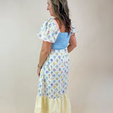 Meadow Song Smocked Midi Dress - Jessi Jayne Boutique