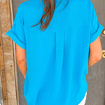 Ocean Breeze V - Neck Top - Jessi Jayne Boutique