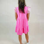 Poppy Stripe Ruffle Tiered Dress - Jessi Jayne Boutique