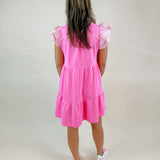 Poppy Stripe Ruffle Tiered Dress - Jessi Jayne Boutique
