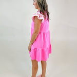 Poppy Stripe Ruffle Tiered Dress - Jessi Jayne Boutique