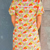 Petal Pop Notch Neck Dress - Jessi Jayne Boutique