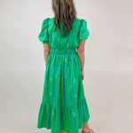 Summer Tropics Ruffle Midi Dress - Jessi Jayne Boutique