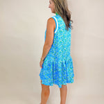 Key Lime Pop Leaf Print Dress - Jessi Jayne Boutique