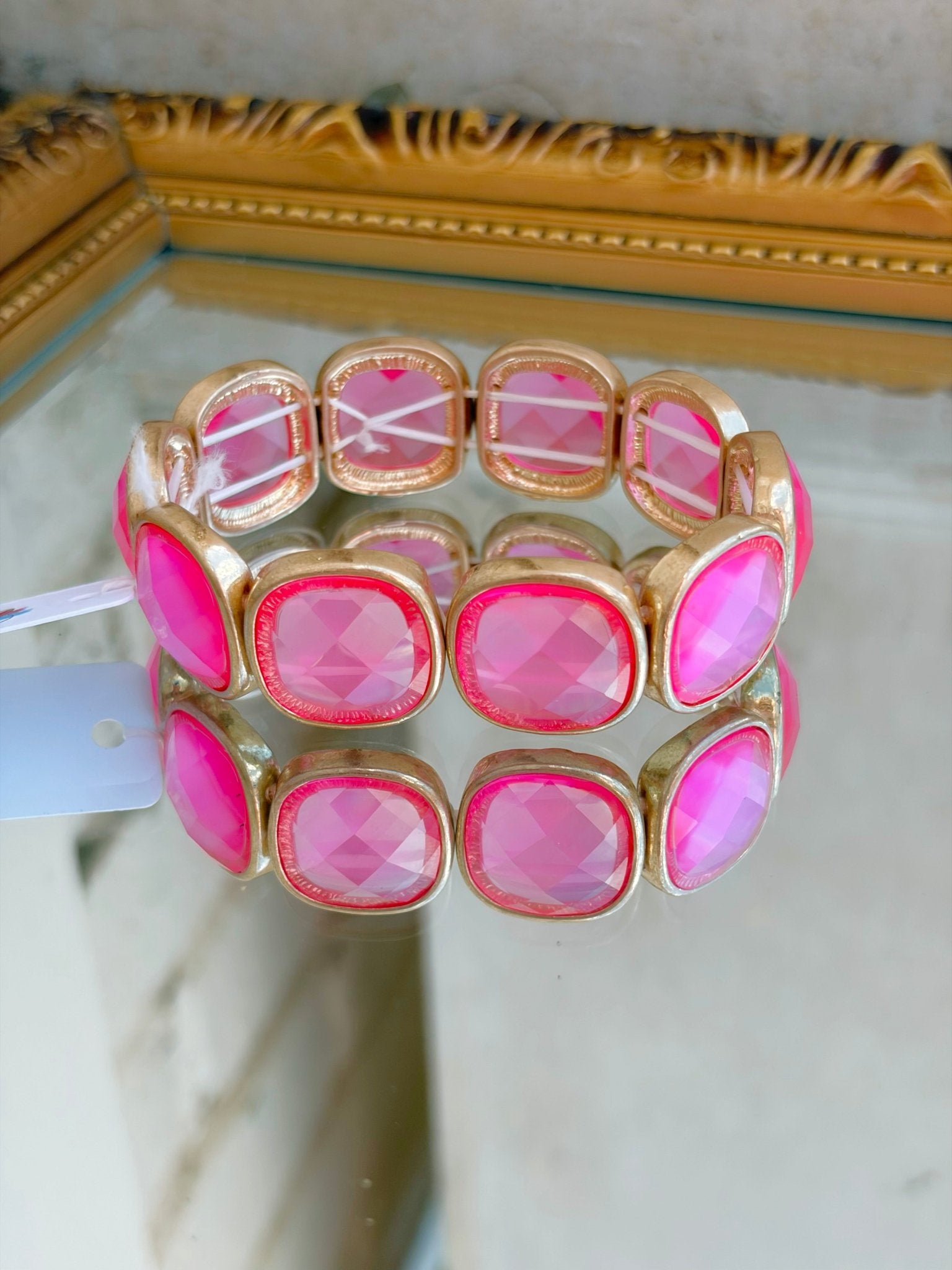 Gemstone Stretch Bracelet - Jessi Jayne Boutique