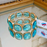 Gemstone Stretch Bracelet - Jessi Jayne Boutique