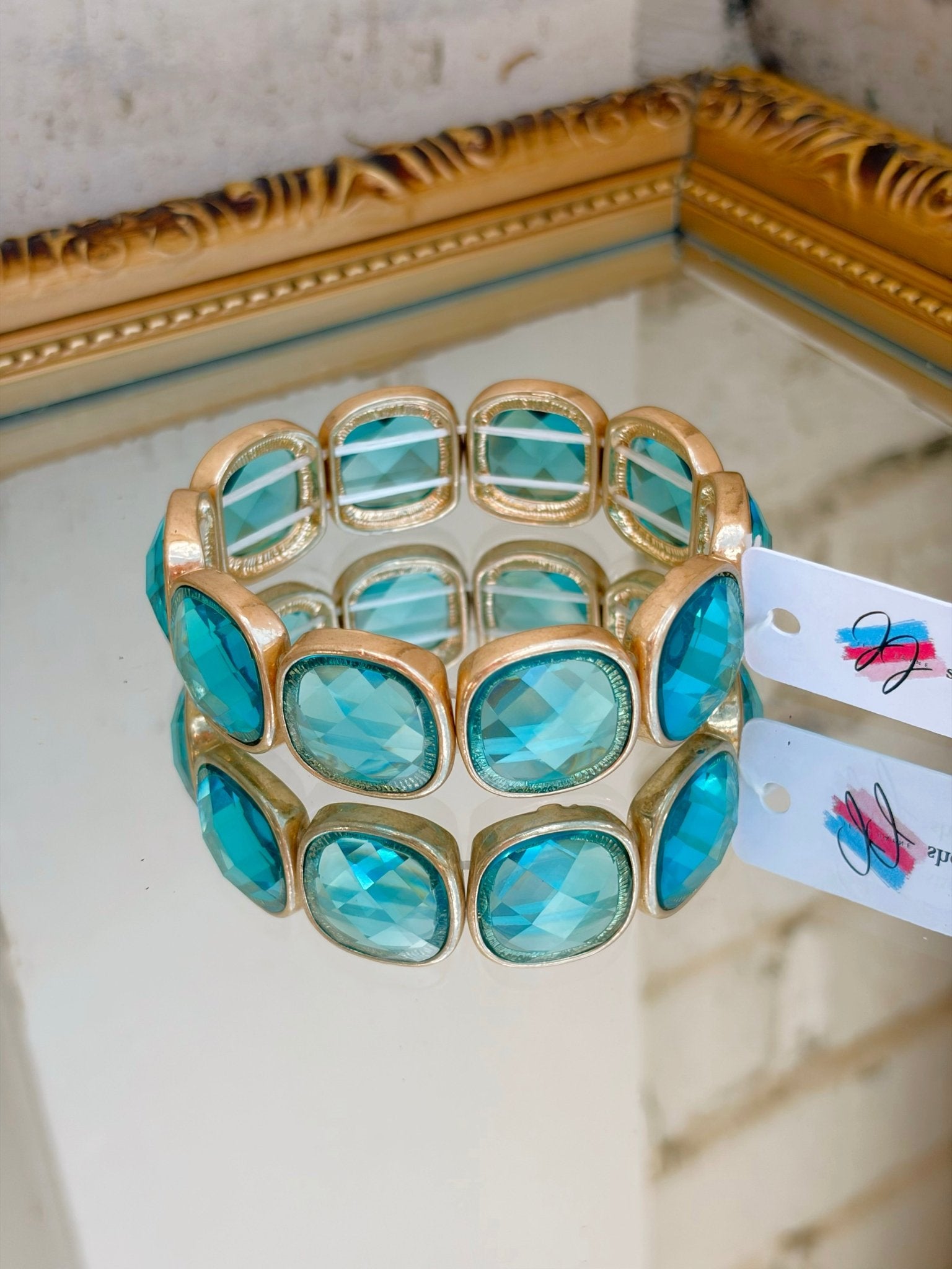 Gemstone Stretch Bracelet - Jessi Jayne Boutique