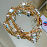 Gold & Silver Pebble Stretch Stack - Jessi Jayne Boutique