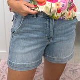 Judy Blue City Staple Trouser Short