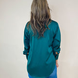Satin Romance Button - Front Blouse - Jessi Jayne Boutique