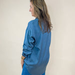 Luxe Flow Satin Blouse - Jessi Jayne Boutique