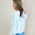 Ribbon & Relax Floral Hoodie - Jessi Jayne Boutique