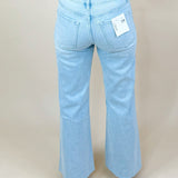 Choose Happy Vervet High Rise Wide Leg Light Wash Jeans - Jessi Jayne Boutique