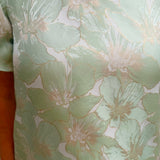 Sage Vienna Floral Jacquard Dress