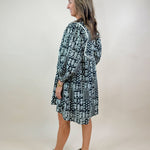 Prairie Story Tie Neck Babydoll Dress - Jessi Jayne Boutique