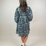 Prairie Story Tie Neck Babydoll Dress - Jessi Jayne Boutique