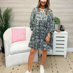 Prairie Story Tie Neck Babydoll Dress - Jessi Jayne Boutique